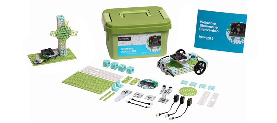 kit de acción climática de Forward Education. Educación STEAM en Colombia.